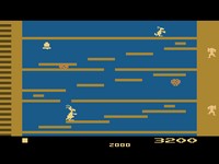 une photo d'Ã©cran de Kangaroo sur Atari 2600